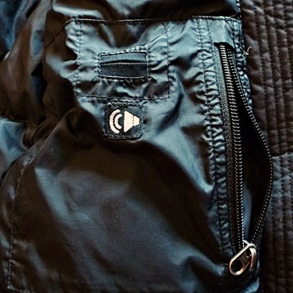 The North Face Women's Hyvent Goose Down Hooded Parka Coat Jacket in Black - Picture 10 of 16